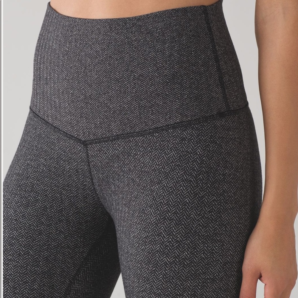 Lululemon Wunder Under Leggings - Herringbone - 4